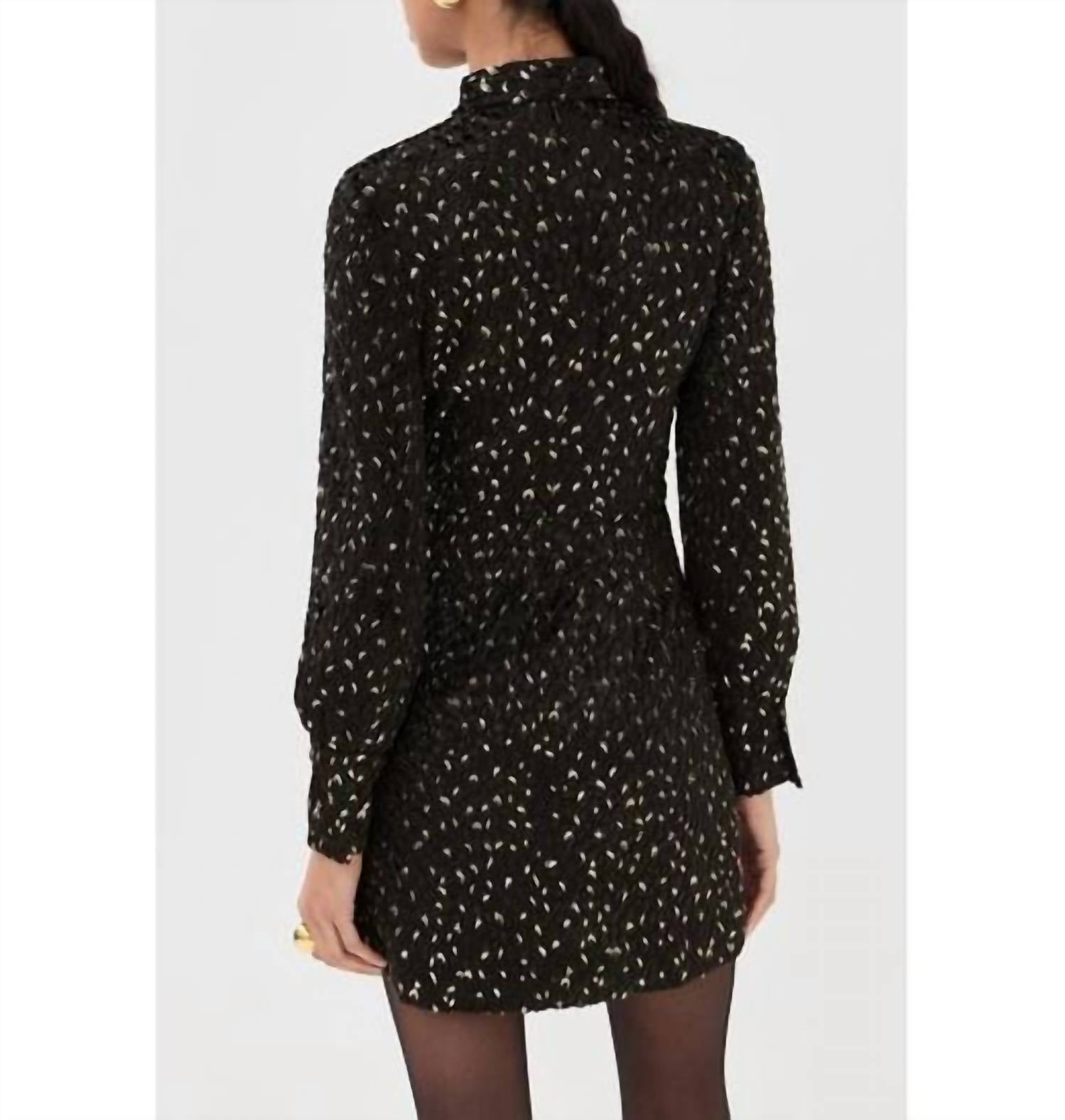 Simkhai - Daphne Long Sleeve Mock Neck Mini Dress