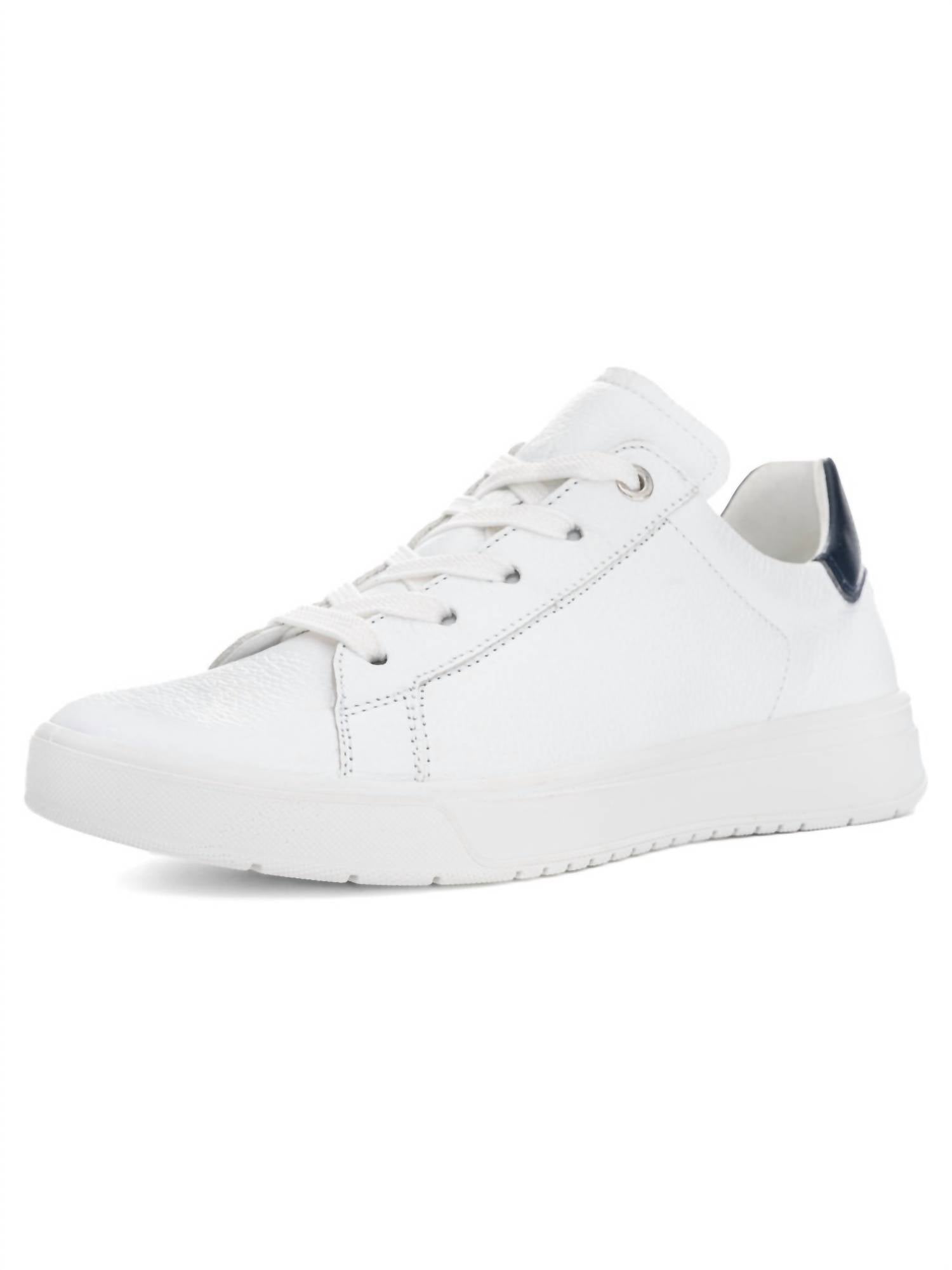 Ara Women's Lace-ups Ruby Sneaker in white navy - women's sneaker