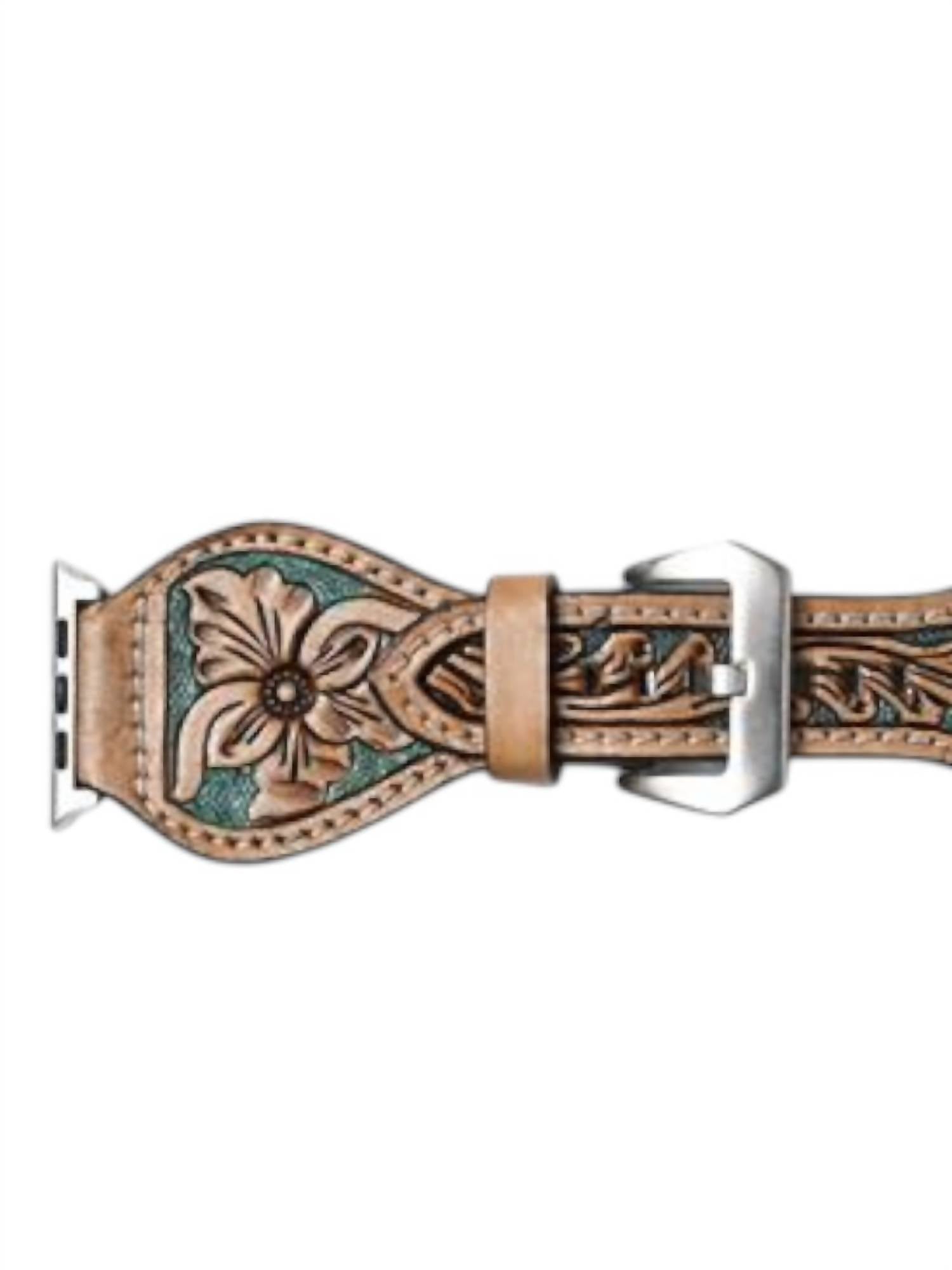 American Darling - Women's Leather Tooled Apple Watch Strap