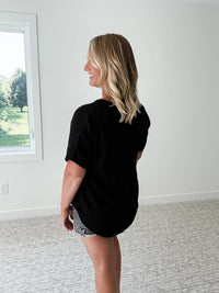 Zenana - Bernie Airflow Split Neck Top