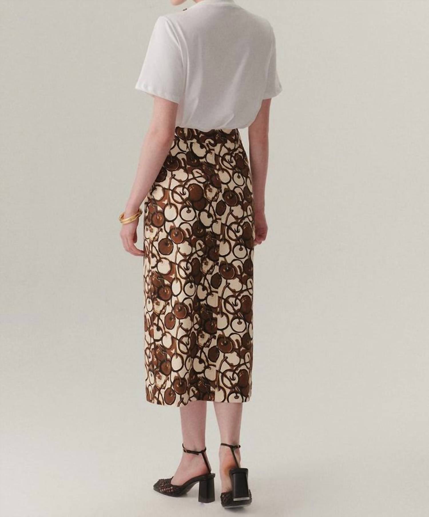 Exquise - Rosalie Romantic Flared Midi Skirt