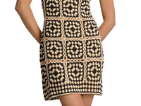 Elan - Crochet Square Neck Swim Cover Up Dress