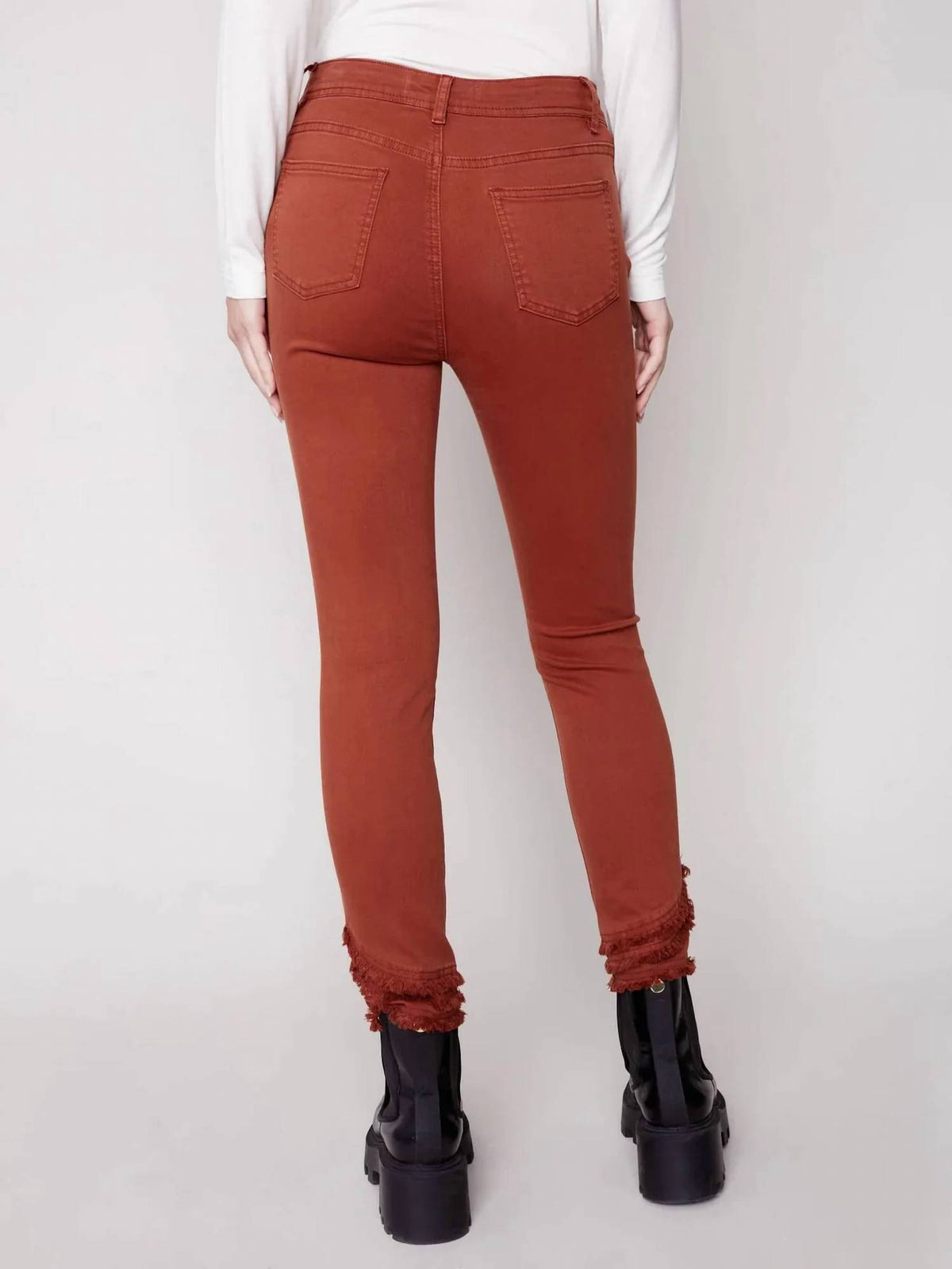 Charlie B - Fringe Skinny Jeans