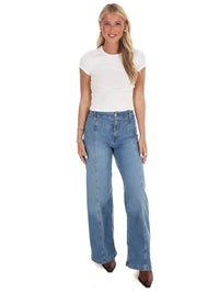 Free People - Women's Wait A Minute Baby Tee