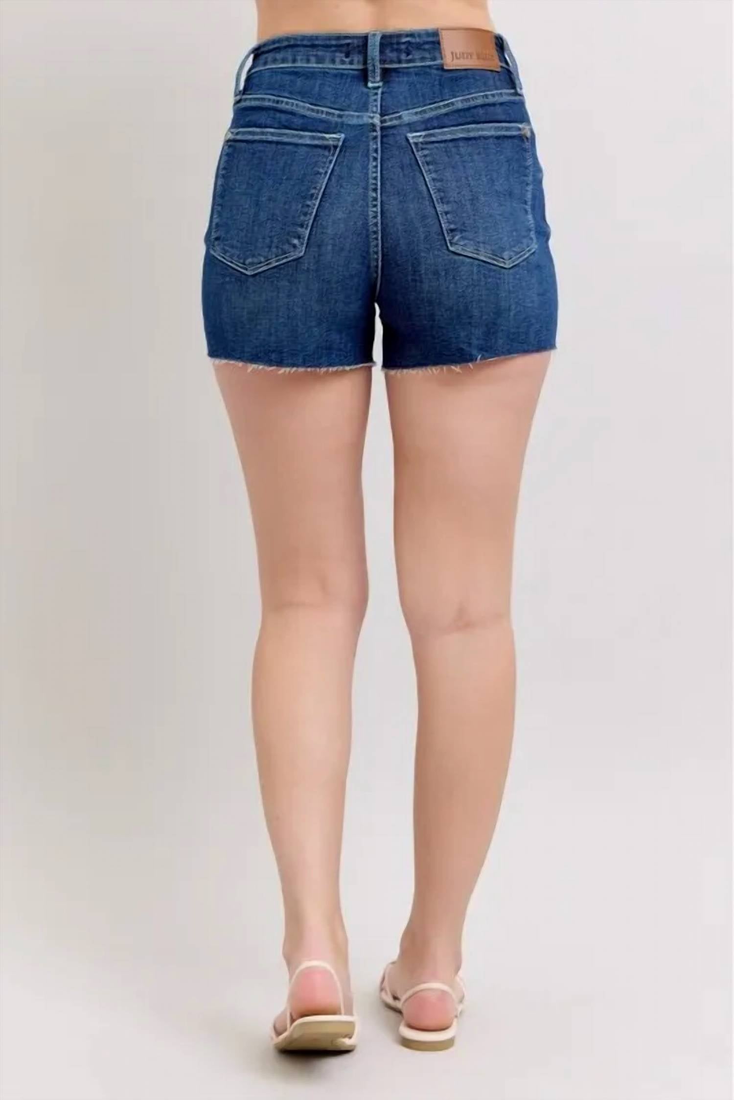 Judy Blue - Criss-cross Crush Shorts