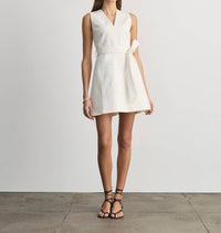 TANYA TAYLOR Reina Mini Dress in chalk - women's dress