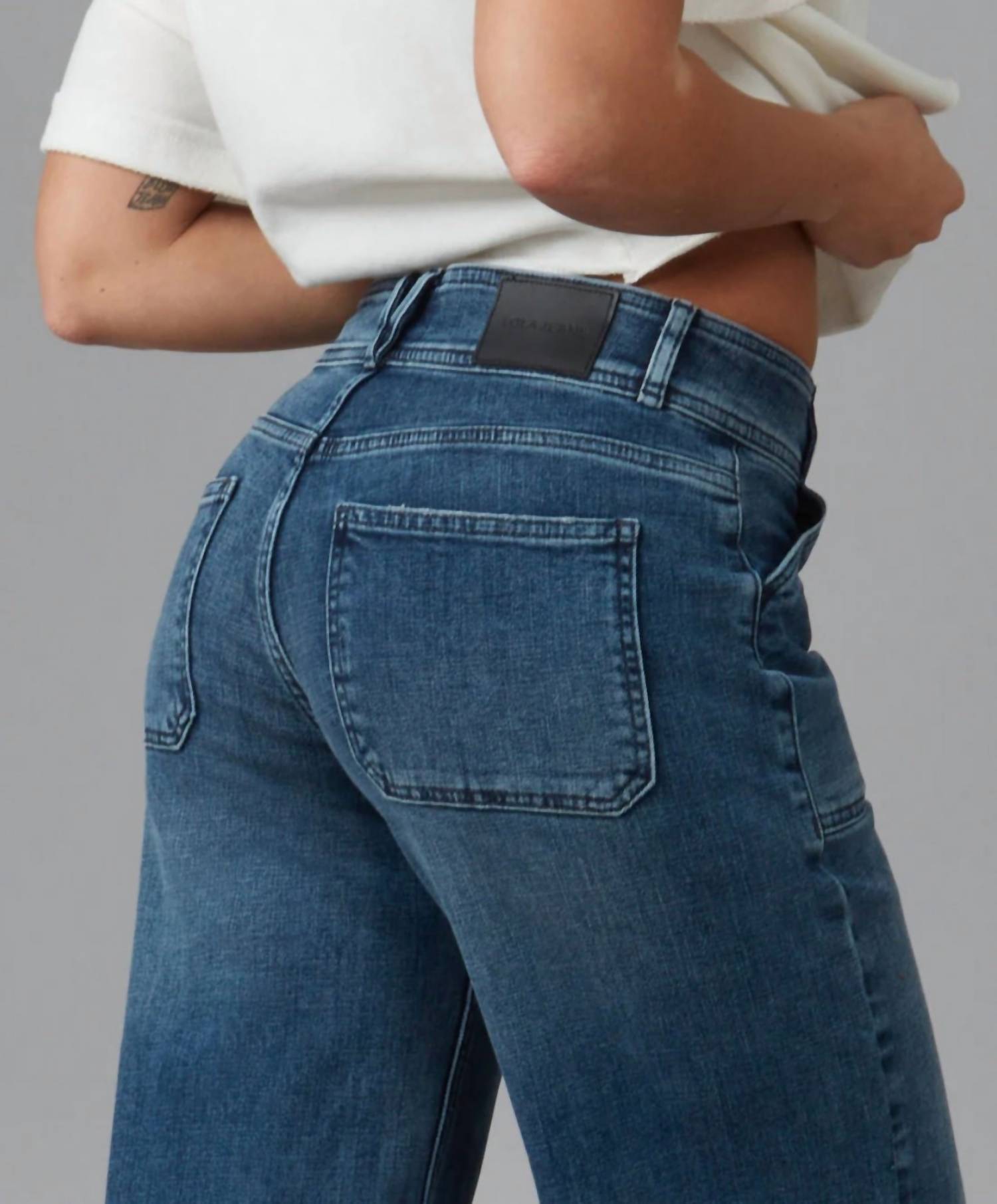 Lola Jeans - Nova Mid Rise Wide Leg Jeans