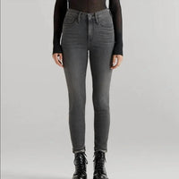 EDWIN Candice Is A High-rise Skinny Jean in washed black - women's jeans