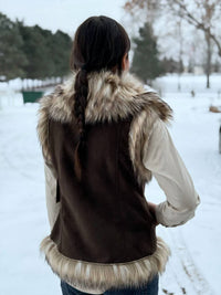 Tasha Polizzi - Luxe Faux Fur Collared Vest
