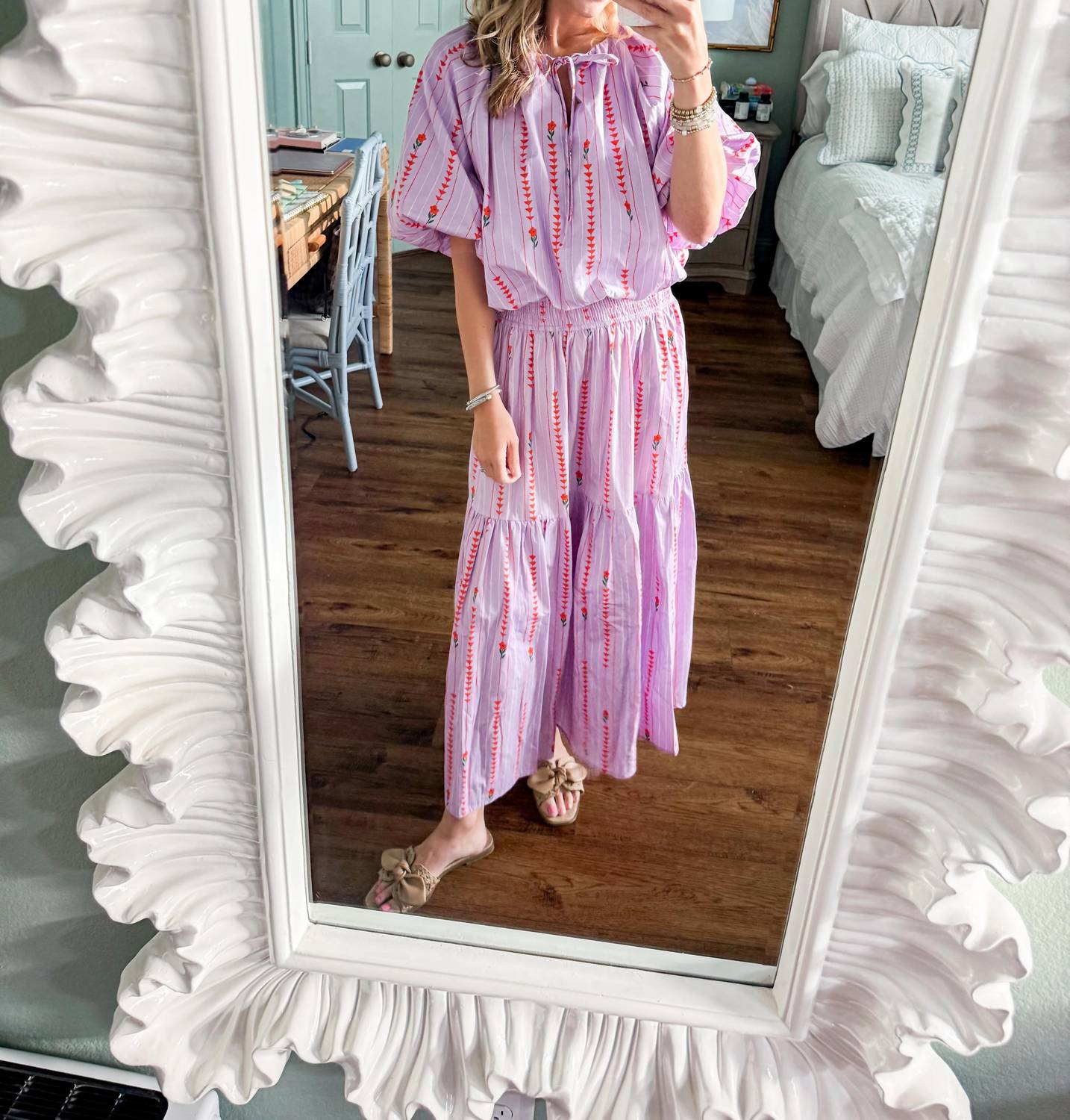Adrienne - Tatum Smocked Maxi Skirt