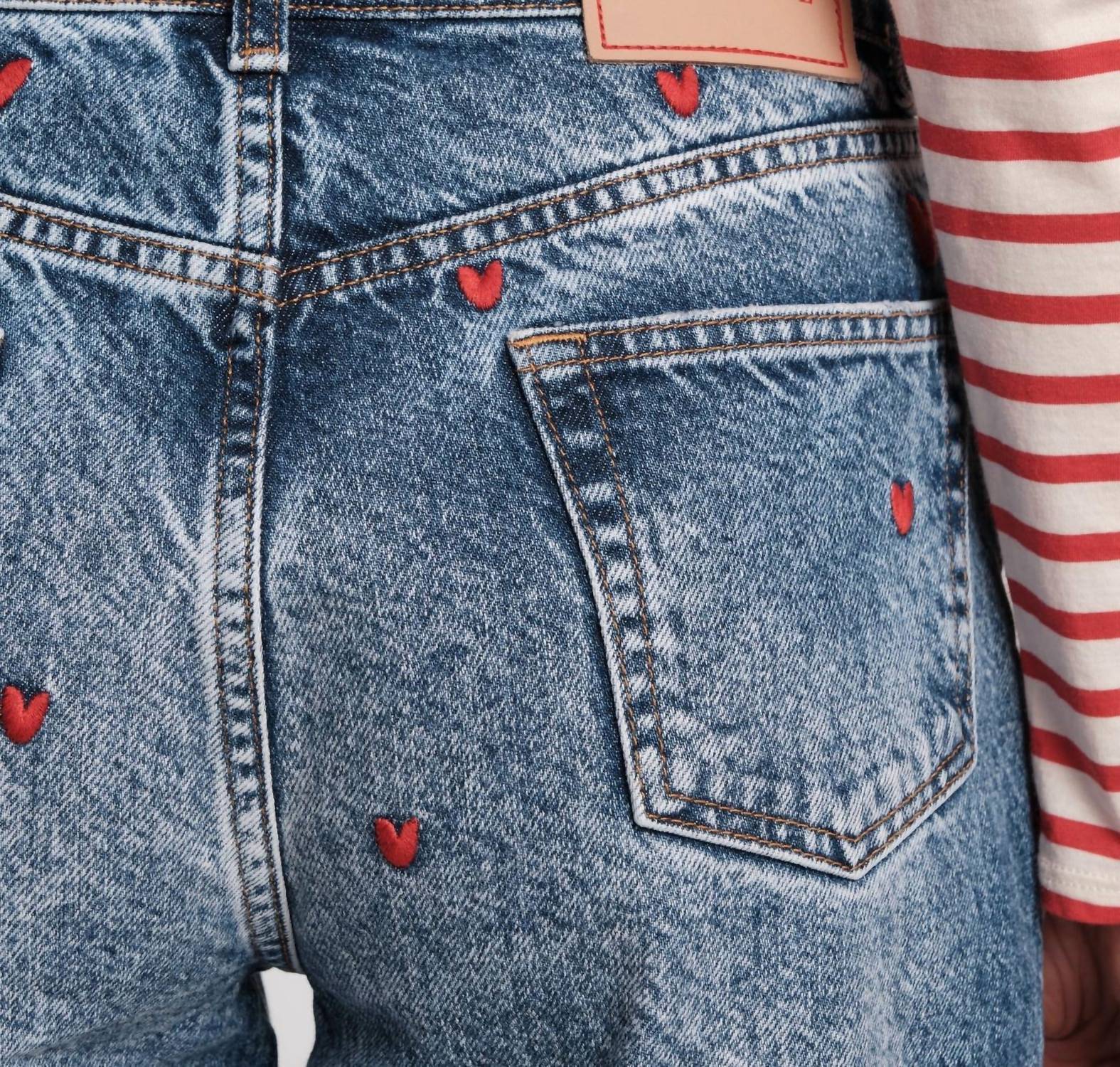Frances Valentine - Sweetheart Embroidered Jeans