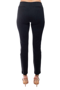 Adrianna Papell - Mid Banded Waist Solid Ponte Pant
