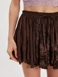 Free People - Third Charm Shine Mini Skirt