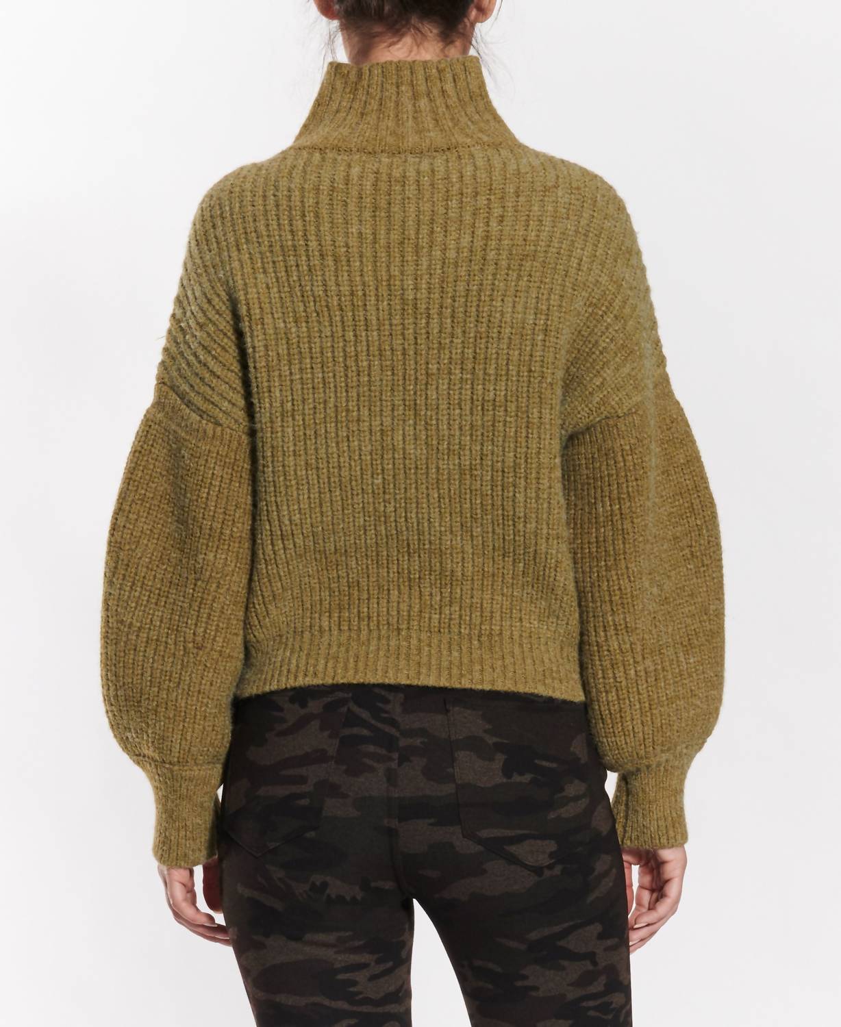 Oat New York - Moss Mock Neck Sweater
