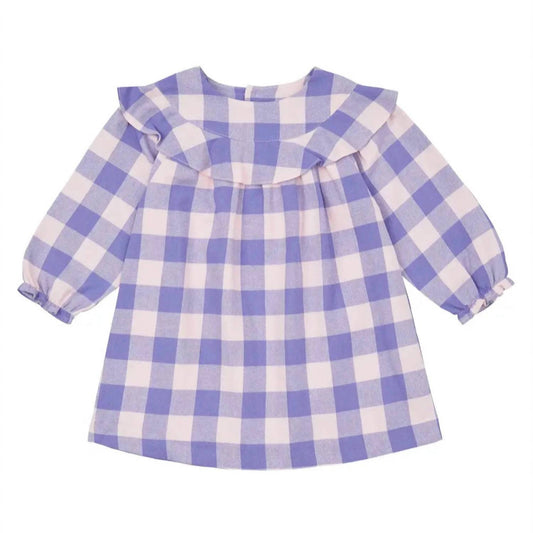 Petit Confection - Girls' Plaid Flannel Dress