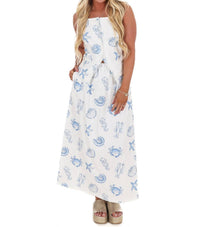 Bailey Rose - Beach Front Seashell Maxi Dress