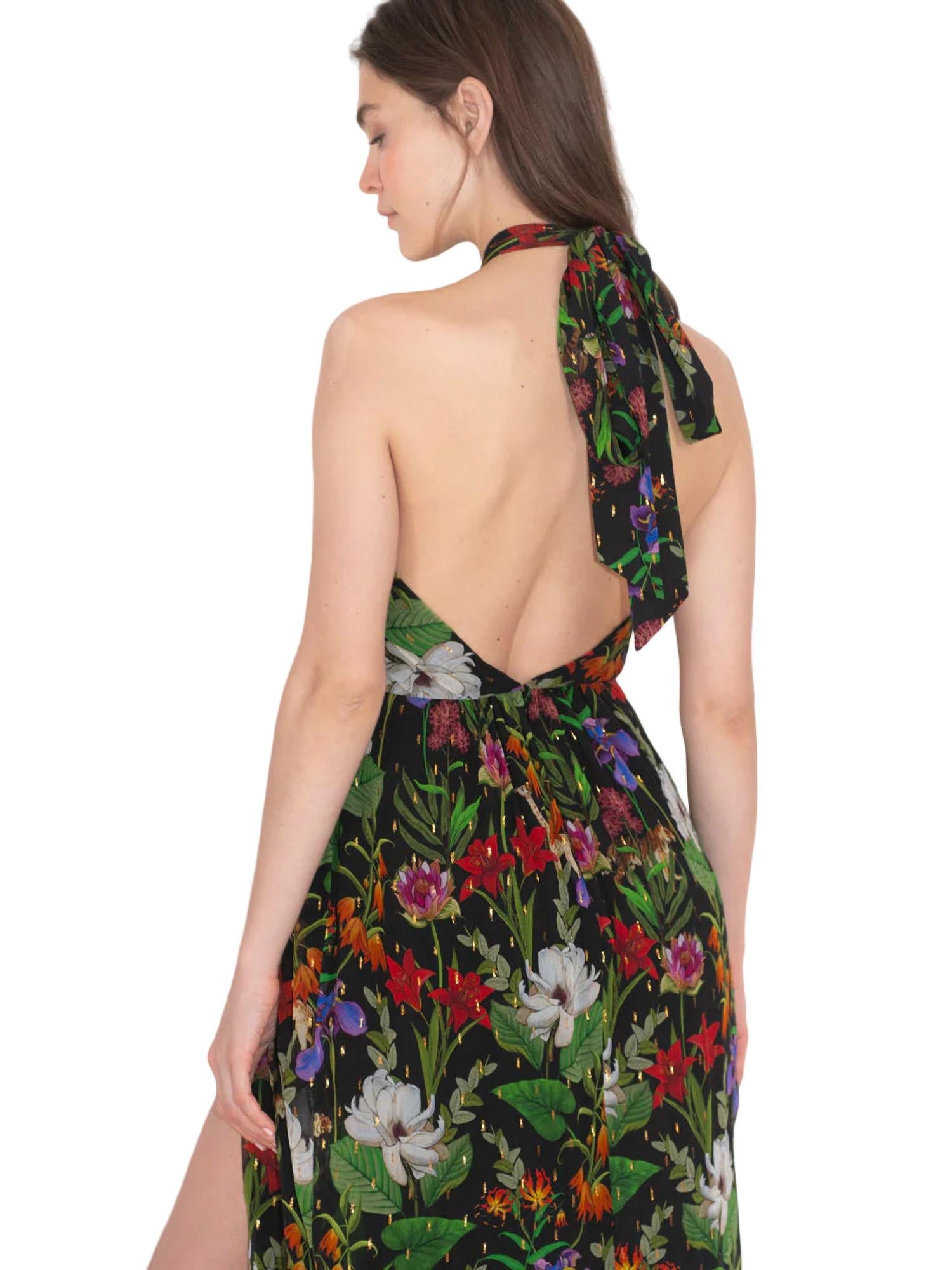 Borgo De Nor - Alyona Georgette with Lurex Dress