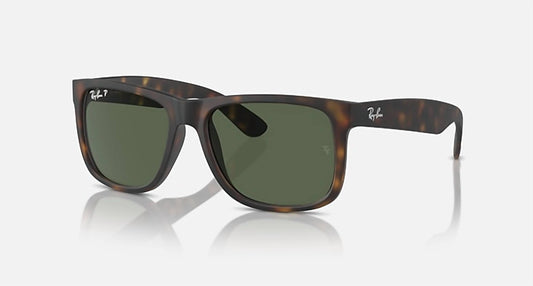 Ray Ban - Men's Justin Classic Matte Havana Polarized Lens Sunglasses