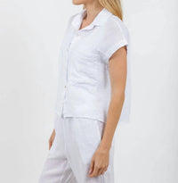 Elliott Lauren - Effie Short Sleeve Linen Shirt