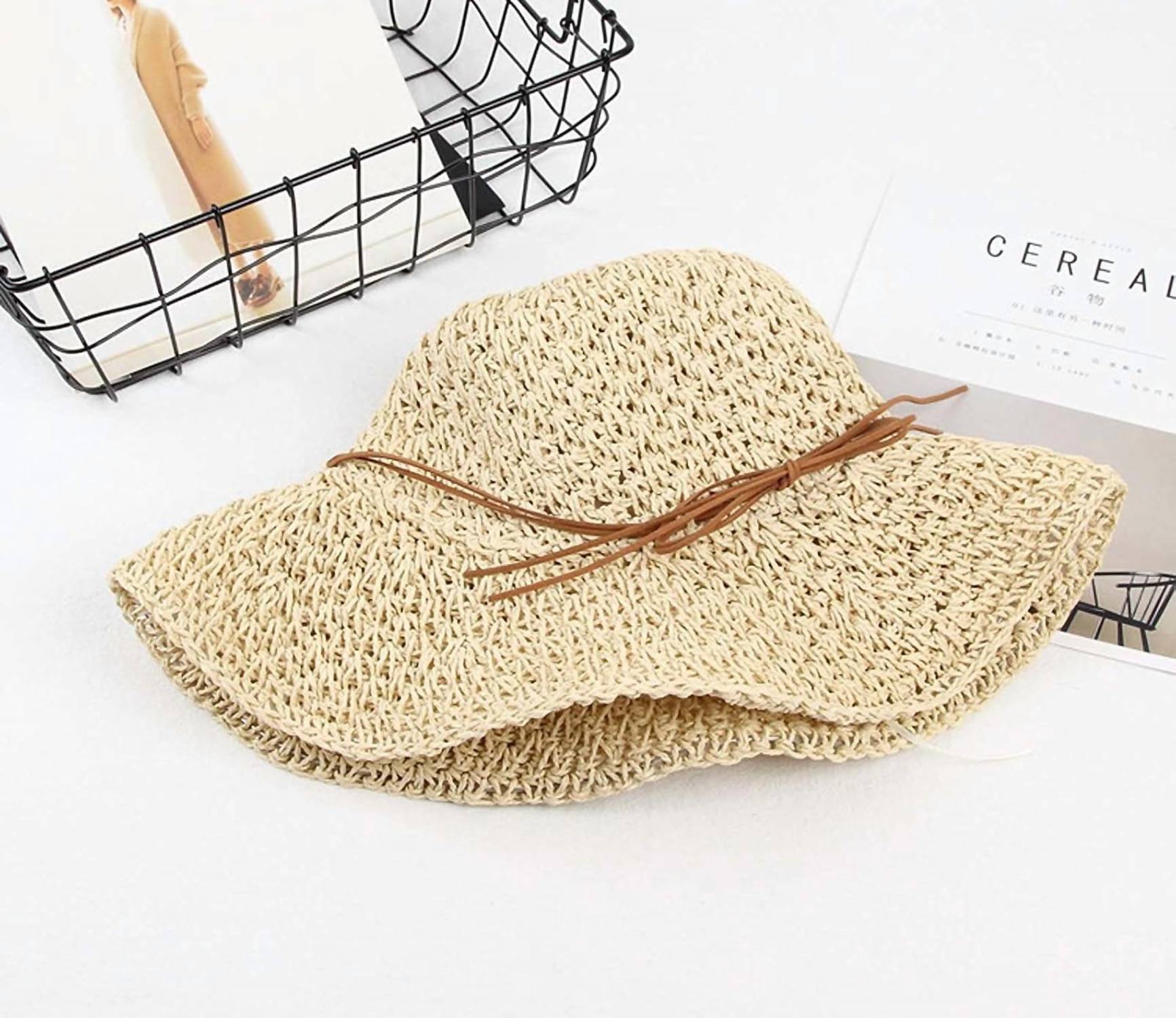 Elsie & Zoey - Women's Floppy Straw Hat