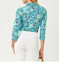 Lilly Pulitzer - Upf 50+ Mandi 3/4 Sleeve Top