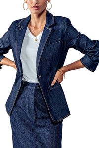 Trend:Notes - Stitch Denim Blazer