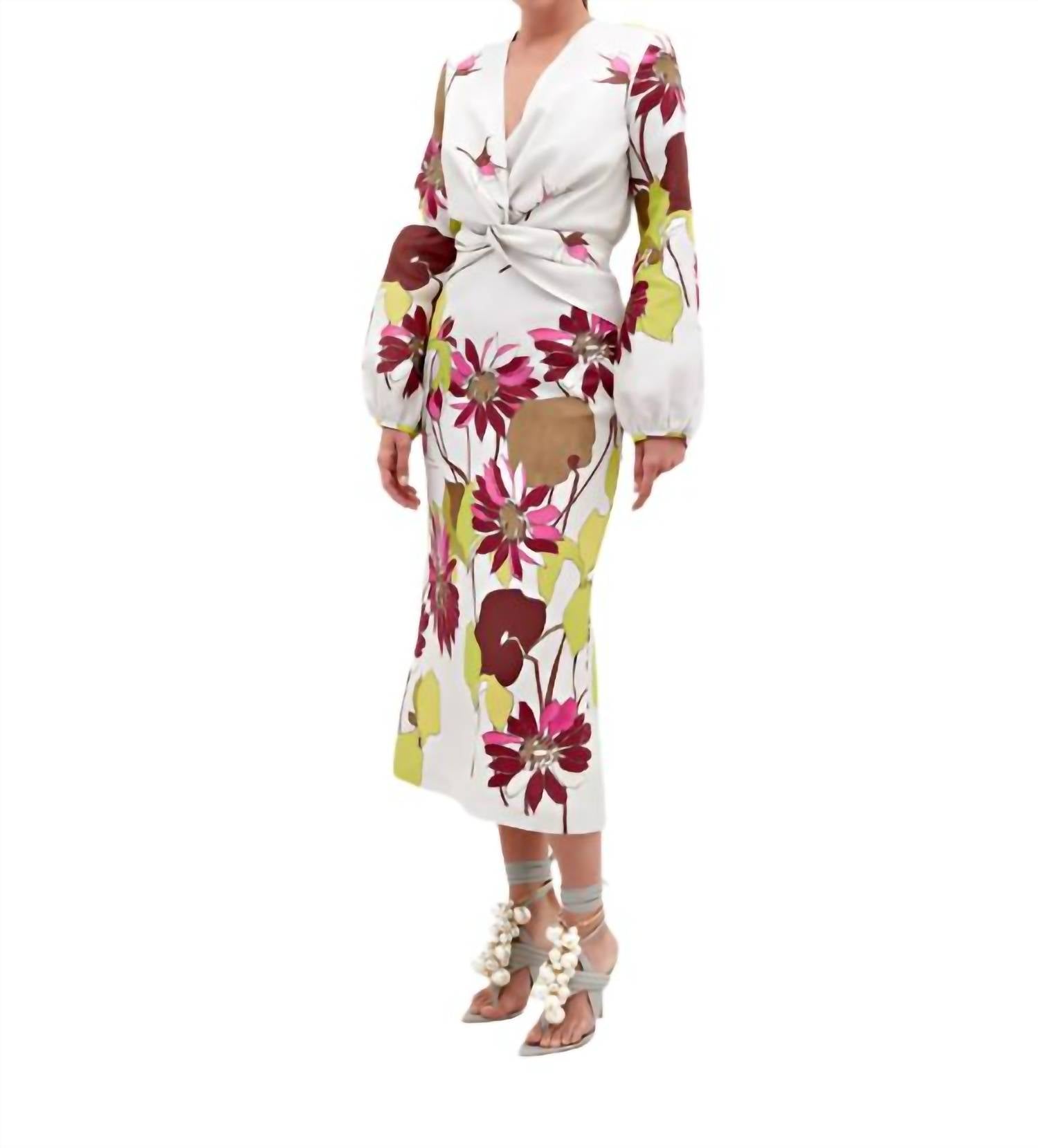 Silvia Tcherassi - Battia V-neck Midi Dress