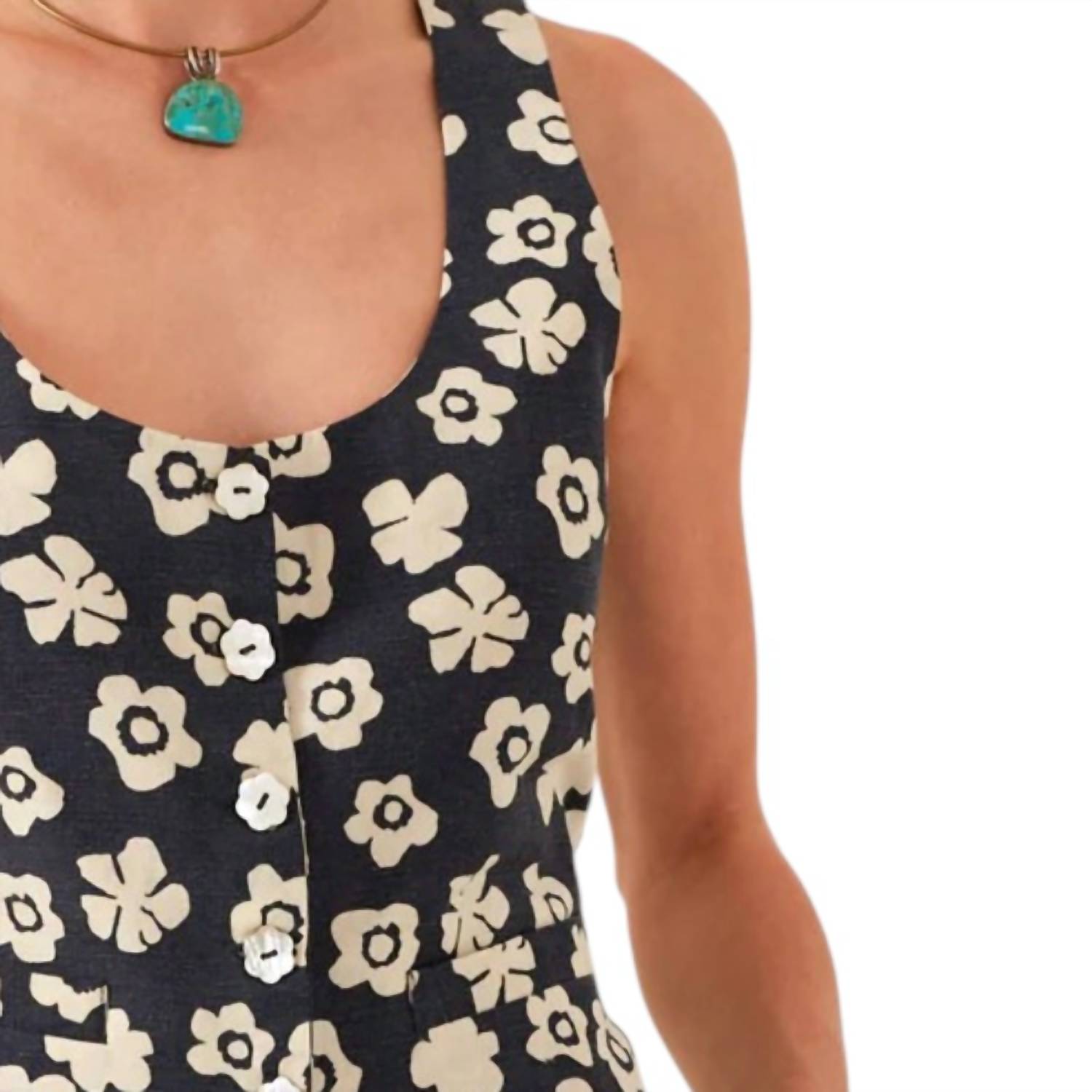 Alix Of Bohemia - Vivienne deep sea lotus top