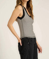 Project Social T - Hits Different Striped Tank Top