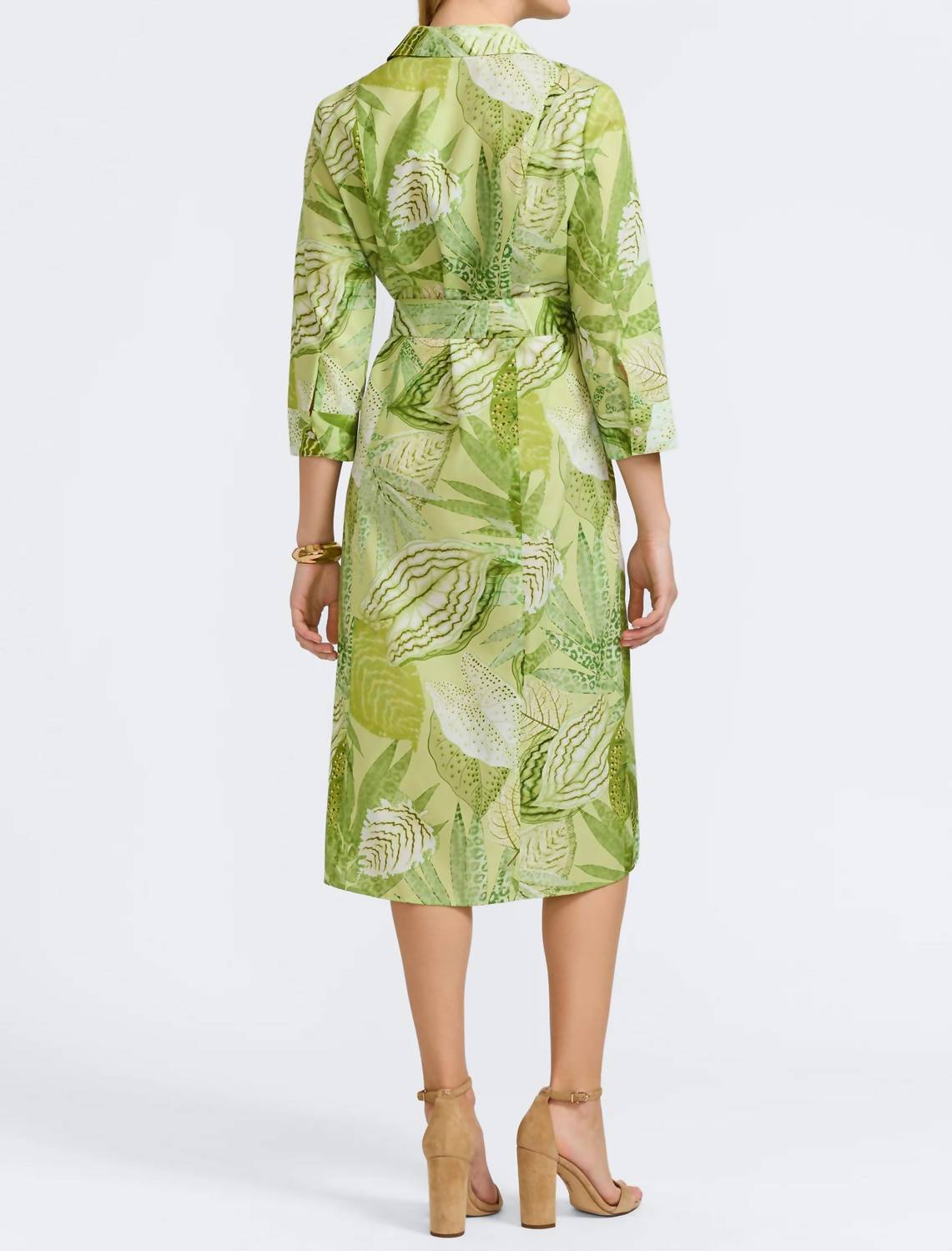 Foxcroft - Fiona Jungle Leaves Dress
