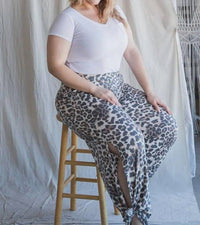 7Th Ray - Leopard Tie Leg Pant