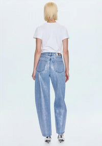 PISTOLA Wes High Rise Barrel Jeans in spellbound 4 - women's jeans - detail view