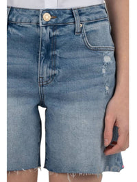 Kut From The Kloth - Hailey High Rise Short With Raw Hem