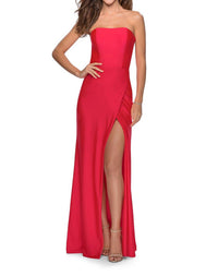 La Femme - Strapless Prom Dress