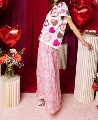 Queen Of Sparkles - Doily Heart Tee