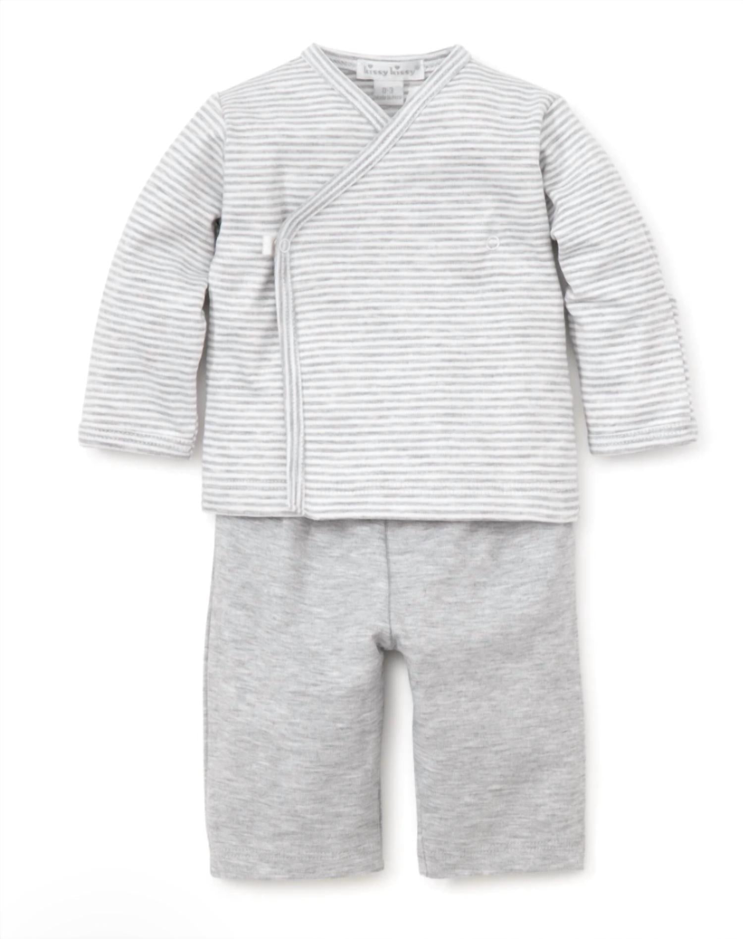 Kissy Kissy - Unisex Kid's Essentials Pant Longsleeve Tee Set