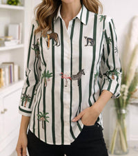 Vilagallo - Striped Jungle Shirt