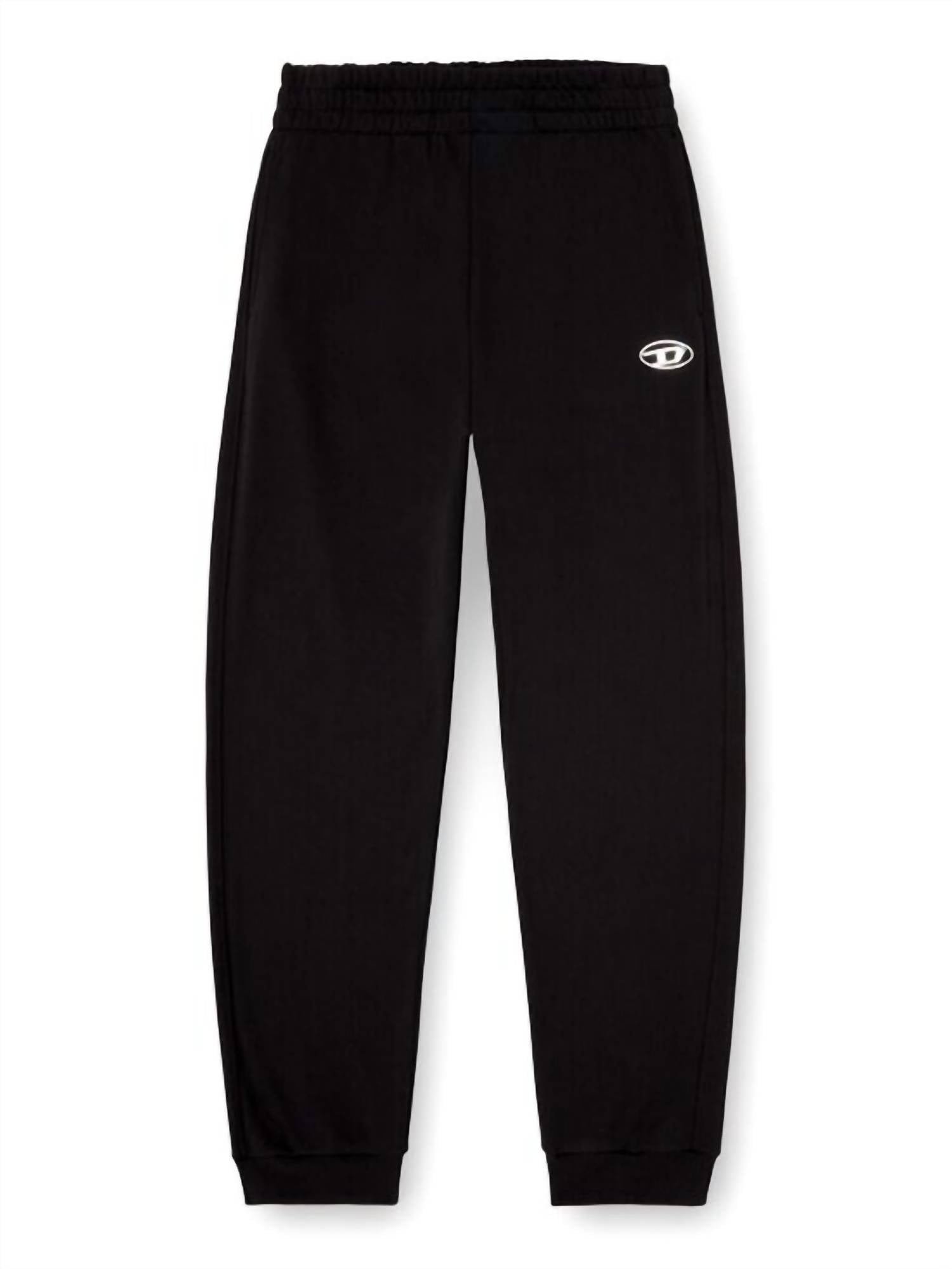 DIESEL P-tary-doval Pj Sweatpants in black - men's pants - view 4