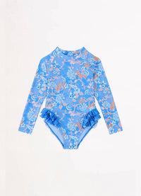 Seafolly - Girls' Fuji Frill Hip Paddlesuit