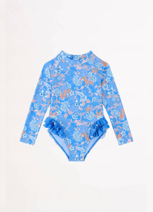 Seafolly - Girls' Fuji Frill Hip Paddlesuit