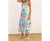 Dress Forum - Long Summer Halter Neck Midi Dress