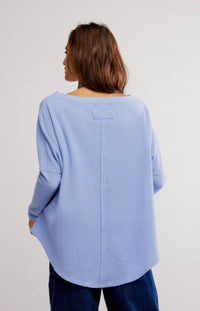 Free People - Latte Blues Thermal Top