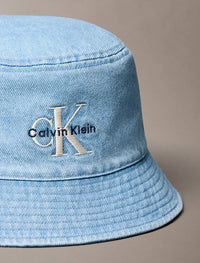Calvin Klein - Men's Denim Signature Logo Bucket Hat