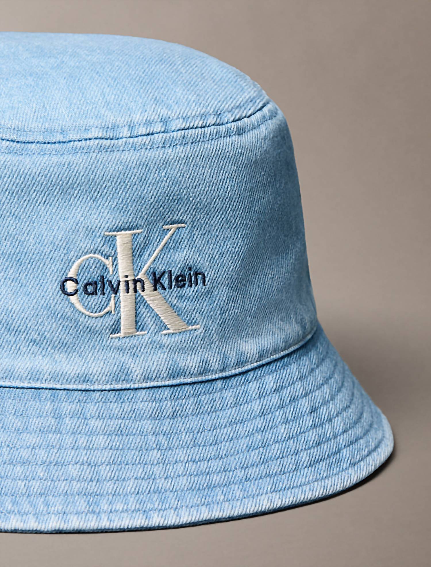 Calvin Klein - Men's Denim Signature Logo Bucket Hat
