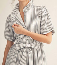 Jodifl - Hallie Striped Midi Dress