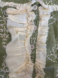 A Rare Bird - Women's Embroidery Ruffle Vest