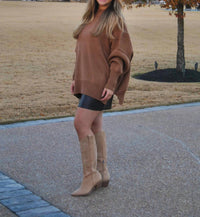 Zenana - Oversized Chunky Sweater