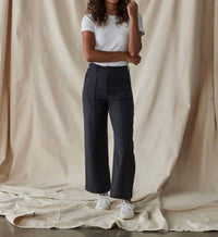 The Normal Brand - Comfort Terry Wide Leg Crop Pants