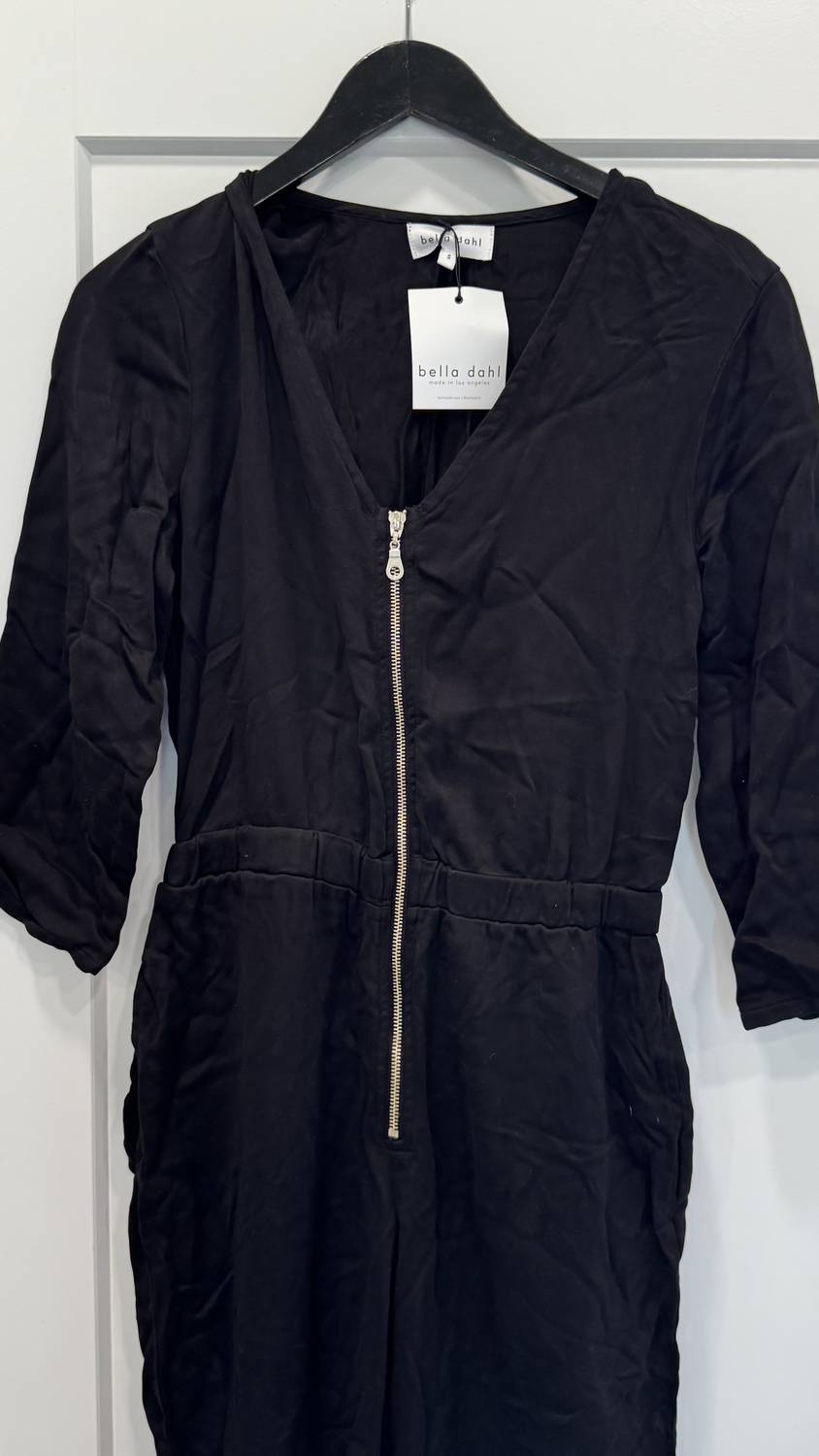 Bella Dahl - Women's Long Sleeve Zip Up Jumpsuit