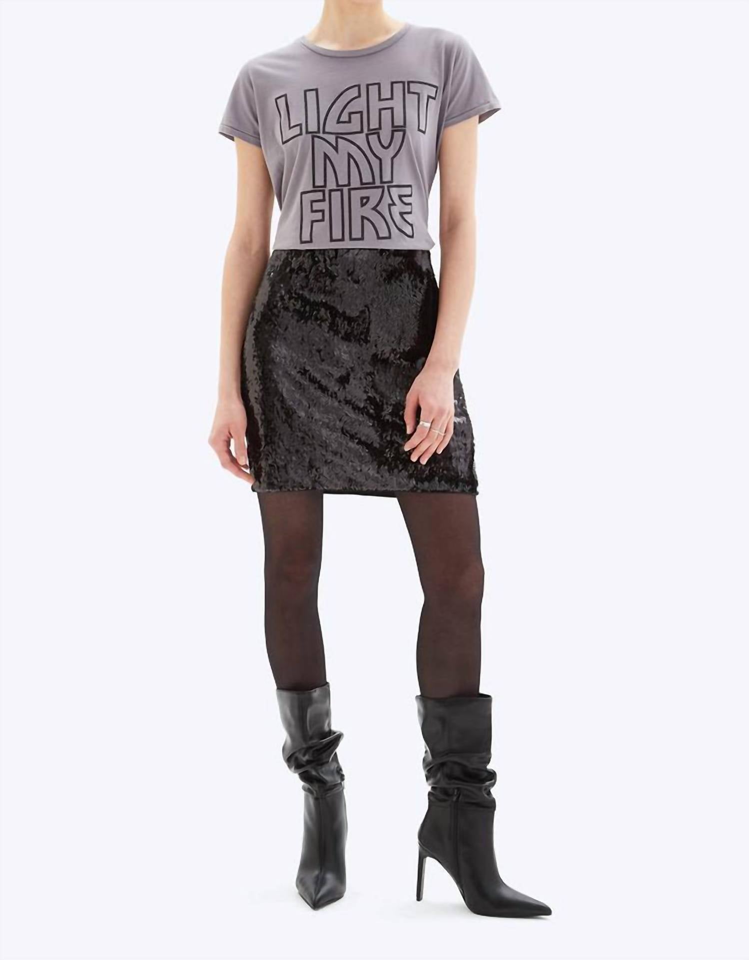 Chrldr - Riley Sequined Mini Skirt